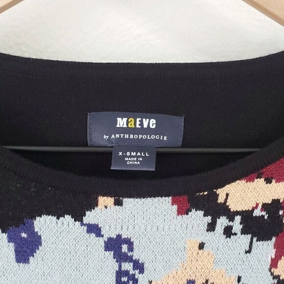 Anthropologie Mauve Scenic Mini Sweater Dress Size Extra Small NWT - Picture 6 of 8